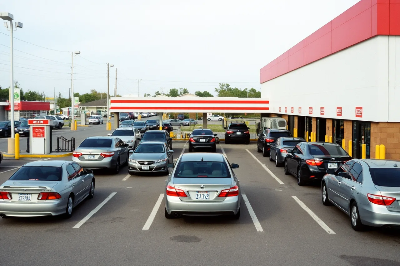 Car wash lot showing kiosk, vacuum lanes, and wash bay queue (Car Wash Pay Station Placement: Reduce Bottlenecks at the Entrance)